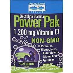 TRACE MINERALS RESEARCH SPO Electrolyte Power Acai Berry Packet, 0.31 OZ