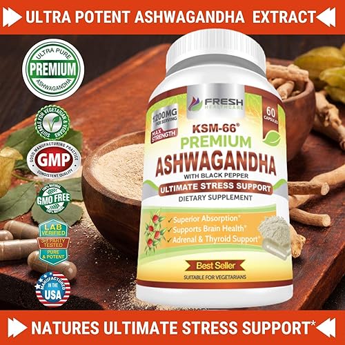 Ashwagandha KSM 66 and Chlorella Detox Superfood - Bundle