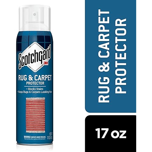Scotchgard Fabric Water Shield, 40 Ounces Four, 10 Ounce Cans & Carpet Protector, 17 Ounces, Blocks Stains, Makes Cleanup Easier