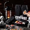 16 Pieces Halloween Coffin Treat Box with Lid Halloween Stickers for Kids Cute Coffin Box Pumpkin Witch Ghost Stickers Halloween Party Decor Holders for Party Candy Silverware 6 x 3 x 1.5 Inch