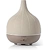 Plant Therapy Metro Stone Deluxe Diffuser Gray - Large Water Reservoir, 20 Hours of Diffusion, Auto Shut Off, Sleek Design for Home & Office