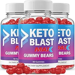 3 Pack Ketosis Blast Gummies 800mg Ketosis Blast Gummy Bears Shark Weight Tank Blaster Loss Watcher 180 Gummies