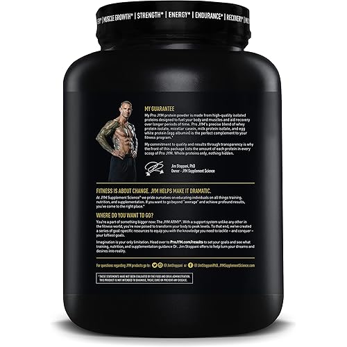 Pro JYM 4lbs Banana Bread Protein Powder | Whey, Milk, Egg White Isolates, Casein | Muscle Growth, Recovery, for Men & Women | JYM Supplement Science