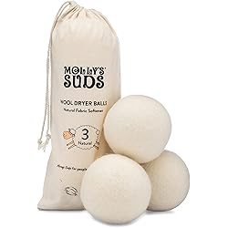 Molly's Suds 100% Wool Dryer Balls - 9.04 oz - 3 ct