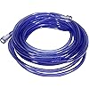 ResOne 10pc 254' Adult Soft Oxygen Tubing Replacement Kit, Purple wSwivel Connectors
