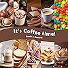 Coffee Shop Fragrance Oil for Candle & Soap Making, Holamay Premium Scented Oils 10 x 5ml - Espresso, Cafe Mocha, Chocolate, Almond Biscotti and More, Aromatherapy Essential Oils for Diffuser