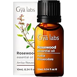 Gya Labs Rosewood Essential Oil 10ml - Woodsy, Floral & Comforting Scent