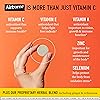 Airborne 1000 mg vitamin C with Zinc Effervescent Tablets, Immune Support Supplement with Powerful Antioxidants Vitamins A C & E, Zesty Orange Flavor, Fizzy Drink Tablets, Gluten-Free- 30 count box