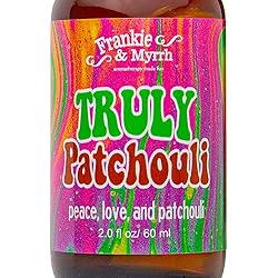 Truly Patchouli | Dark Aged Patchouli Oil PerfumeCologne | Earthy, Musky Freshwater Aromatherapy Spray for Relaxing Stimulation and Energy | Room, Linen and Body Mist