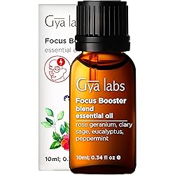Gya Labs Focus Booster Essential Oil Blend 10ml - Fresh, Minty Scent