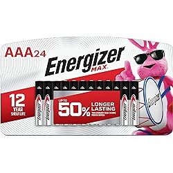 Energizer AAA Batteries, Max Alkaline, 24 Count