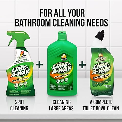 Lime-A-Way Toilet Bowl Cleaner, Liquid 16 oz Pack of 5