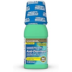 GoodSense Anti-Diarrheal Medicine, Loperamide Hydrochloride Oral Solution, 1 mg per 7.5 mL, Mint Flavor, 4 Fluid Ounces