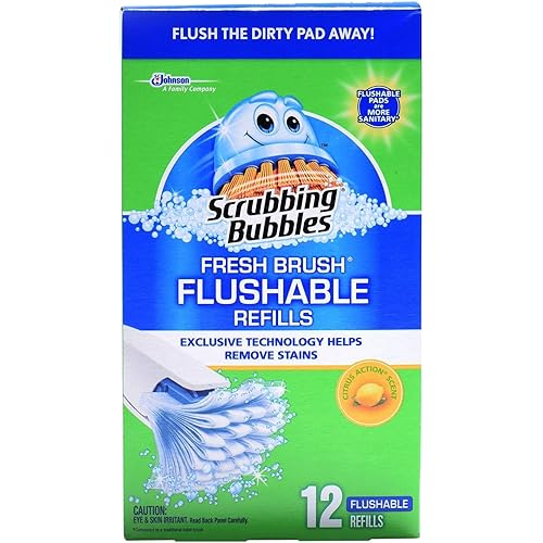 Scrubbing Bubbles Fresh Brush Flushable Refill 12 Ct