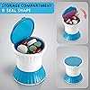 Pill Crusher Cutter Splitter Grinder - [3 in 1] - Pill Crusher Pulverizer - Tablet Cutter with Small Pill Box Container - Pill Breaker Slicer Chopper Divider - Multifunction