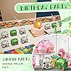 30 Pcs Luau Party Favor Boxes, Tropical Gift Box Set Hawaiian Goodie Boxes Candy Boxes Tropical Treat Gift Paper Cardboard Boxes with Handles for Picnic Crafts Snacks Baby Shower Party, 4.5 x 3.5 Inch