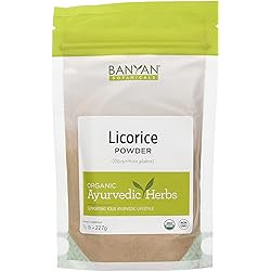 Banyan Botanicals Licorice Root Powder, 12 Pound - USDA Organic - Glycyrrhiza glabra - Ayurvedic Herb for Lungs, Skin, Stomach