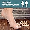 ZenToes Hammer Toe Straightener and Corrector 4 Pack Soft Gel Crests Splints | Reduce Foot Pain, Prevent Overlap | Flexible Footcare Treatment | Stain, Odor Resistant Beige