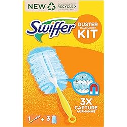 Swiffer dust Cleaner Set, 1 Handle and 3 Replacement Pads Pack of 1x1 Piece