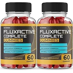 2 Pack Fluxactive Complete Gummies Flux Active Complete Max Strength New Ingredients 120 Gummies