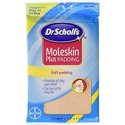 Dr. Scholl's Moleskin Plus 3 Each Pack of 3