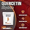 BulkSupplements.com Quercetin Dihydrate Capsule - Vegan Supplement - Antioxidants Supplement - Lung Support Supplement - Pure Quercetin 500mg Supplement 100 Capsules - 50 Servings