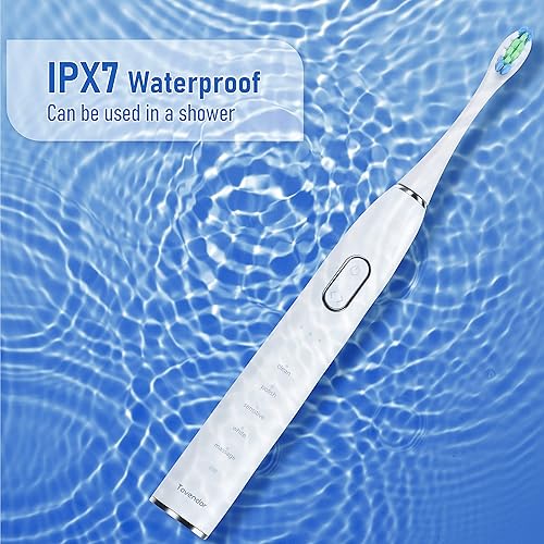 Tovendor Electric Toothbrush and Water Flosser Combo for Family Hygiene Fast USB Charging, IPX7 Waterproof