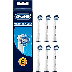 Braun Oral-B Precision Clean Refill Replacement Rechargeable Toothbrush Heads 6 In Pks