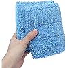 FECAMOS Mop Head, Mop Pads Dual Use 18in for Hardwood for Ceramic Tile
