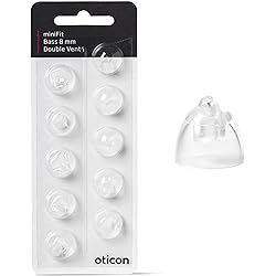 New - Oticon Double Bass miniFit Domes 8mm