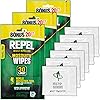Repel 30% DEET Mosquito Repellent Wipes, 3 Packs of 20CT - 60 Total Bonus Moist Towelettes