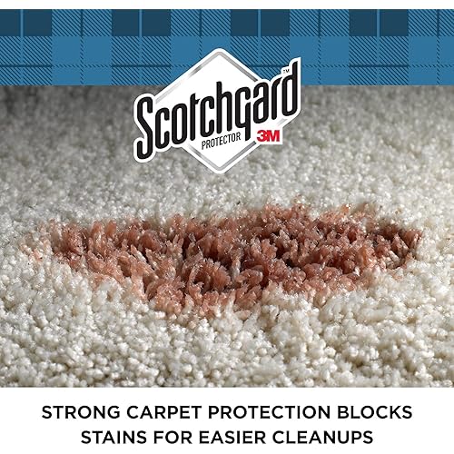 Scotchgard Rug & Carpet Protector, Carpet & Rug Protector Blocks Stains, Fabric Protector Makes Cleanup Easier, 17 oz