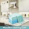 24 Pieces Microfiber Glass Cleaning Cloths Reusable Microfiber Cloth for Glasses Lint Cloths for Windows Windshields Mirrors Stainless Steel Product,12 x 16 Inches