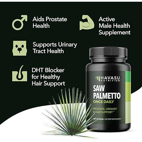 Saw Palmetto Prostate Supplements and DHEA Hormone Balance for Men as Potent DHT Blocker to Reverse Time and Bring Back Youthfulness