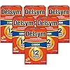 Delsym Adult Cough Suppressant Orange Flavored Liquid, 3 oz Pack of 6