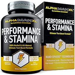 AlphaMAN XL Male Pills | - Enlargement Booster Increases Energy, Mood & Endurance | Best Performance Supplement for Men - 1 Month Supply, 60 Capsules