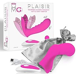 OMG Plaisir Wearable Clitoral Massager WG-spot Vibrator - Remote Control for Couples Play -Pink