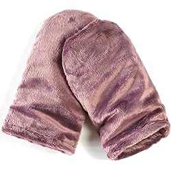 Mars Wellness Heated Microwavable Mitts - Herbal HotCold Deep Penetrating Herbal Aromatherapy Therapy Mittens with Flaxseed and Herbs - Trigger Finger, Inflammation, Carpal Tunnel - Muave