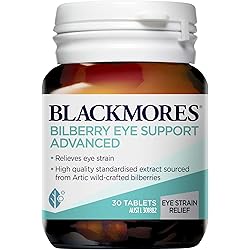 Blackmores Bilberry Eye Support 30 Tablets