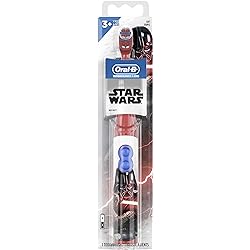 Oral-B Kids Battery Power Electric Toothbrush Featuring Disney's STAR WARS for Children and Toddlers age 3, Soft Characters May Vary