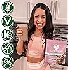 Flat Tummy Tea Protein Greens & Probiotics, 14 Servings - Chocolate Protein Powder with Digestive Enzymes & 1 Billion Probiotics - Gluten-Free Vegan Keto-Friendly - Fruits & Vegetables - Plant-Based