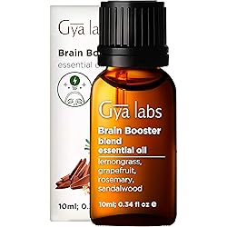 Gya Labs Brain Booster Essential Oil Blend 10ml - Grounding & Clarifying