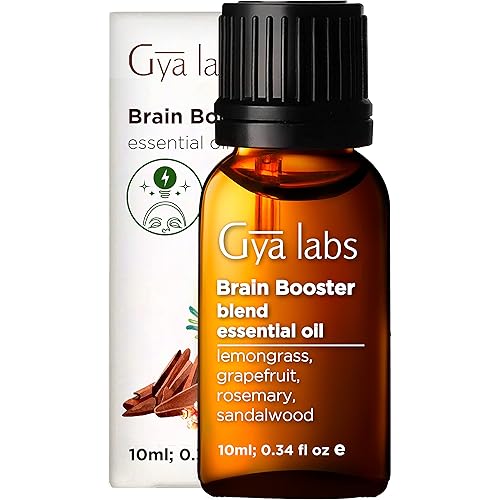 Gya Labs Brain Booster Essential Oil Blend 10ml - Grounding & Clarifying