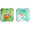 Welly Bandages - Bravery Badges, Flexible Fabric, Adhesive, Assorted Shapes, Sloth and Unicorn Patterns - 48 ct, 2 Pack
