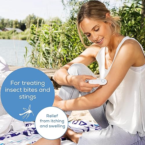Beurer BR60 Insect Sting and Bite Relief, Bug Bite Healer for Chemical-Free Treatment of Insect Bites and Stings, Provides Natural Relief from Itching and Swelling, for Mosquito Bites