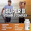 Bronson Super B Vitamin B Complex Sustained Slow Release Vitamin B1, B2, B3, B6, B9 - Folic Acid, B12 Contains All B Vitamins 100 Tablets