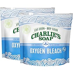 Charlie's Soap - Biodegradable Non-Chlorine Oxygen Bleach - 1.3 lbs 2 Pack