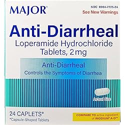 Major Anti-Diarrheal Loperamide 2 mgBlister Packed Capsules 24