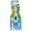 Jordan Step 1 Baby Toothbrush, 0-2 Years, Soft Bristles, BPA Free 2 Pack Colors May Vary