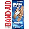 Band-Aid Brand Flexible Fabric Adhesive Bandages for Comfortable Flexible Protection & Wound Care of Minor Cuts, Scrapes, Wounds, Assorted Sizes, Twin Pack, 2 x 100 ct